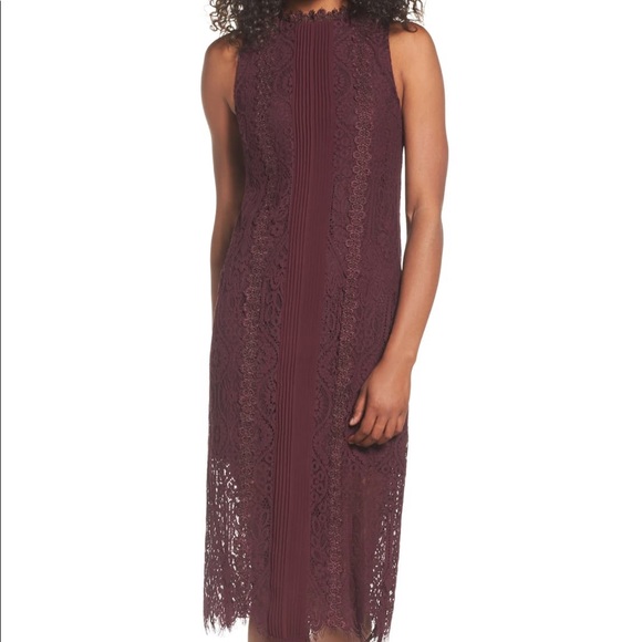 Chelsea28 Lace Midi Sheath Dress - Picture 2 of 8